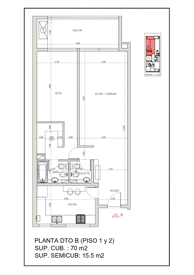 Venta Departamento Tremendo 2 Ambientes con cochera en Beccar