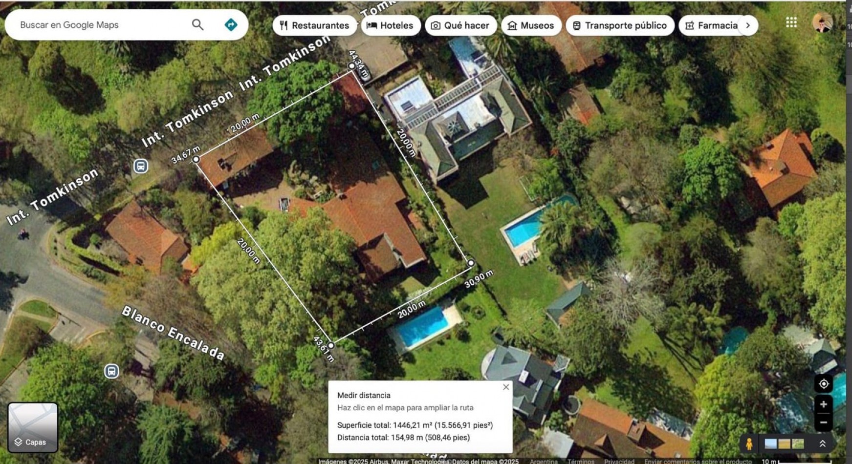 Excelente Lote en Venta de 1307 m2