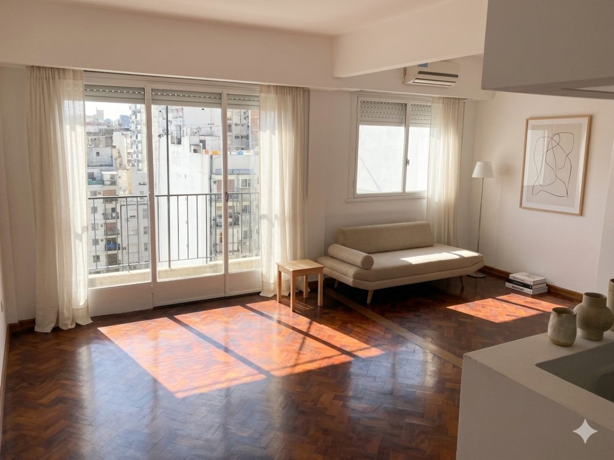 Venta Departamento de 2 ambientes en Recoleta. Apto Credito