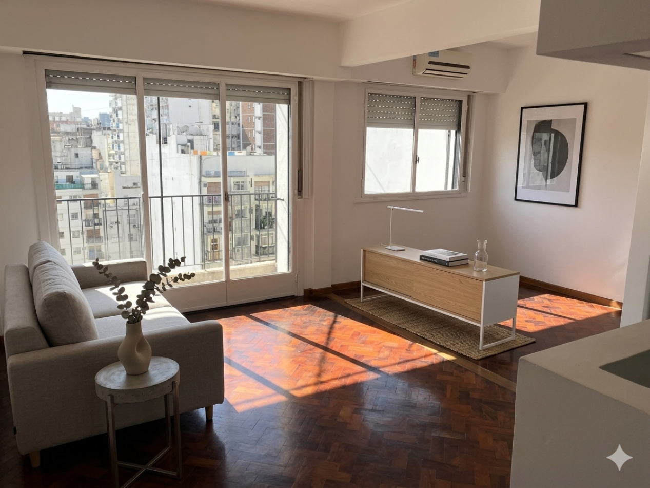 Venta Departamento de 2 ambientes en Recoleta. Apto Credito
